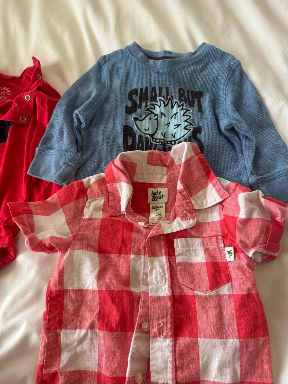 22 pieces Bundle Baby boy  Mixed Onesie 9 long sleeve 10 short  & Tee Bundle